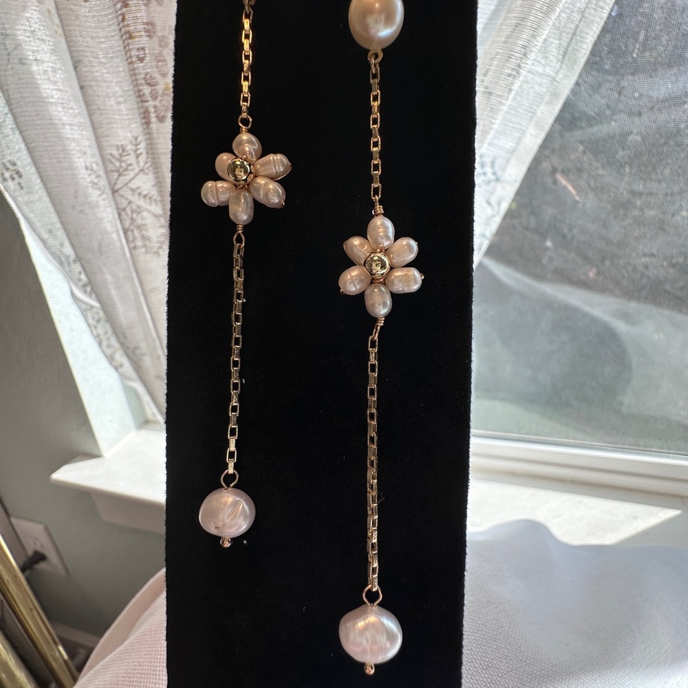 Elegant Pearl Drop Earrings